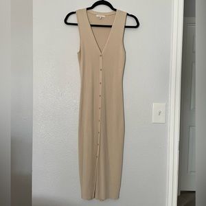 PinkBlush Maternity Dress. Sleeveless, Midi Length, Size Small.